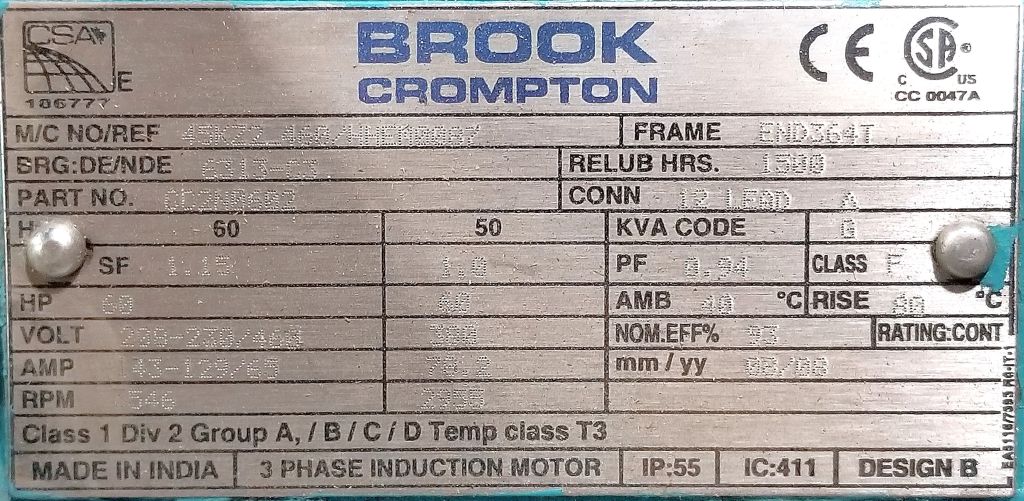 CC2N060-2-Brook Crompton-Dealers Industrial