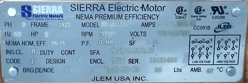 P3-36-182T-Sierra/JLEM-Dealers Industrial