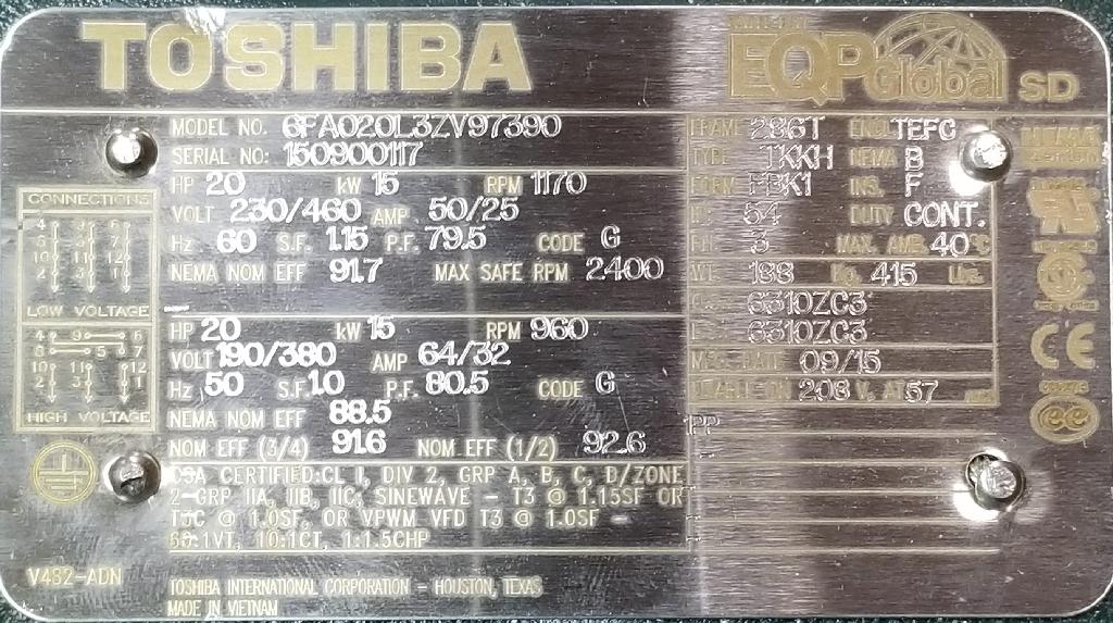 6FA020L3ZV97390-Toshiba-Dealers Industrial