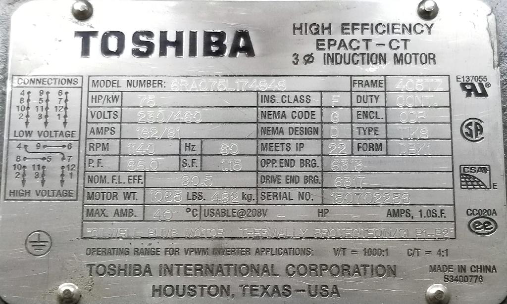 6RA075L174848-Toshiba-Dealers Industrial