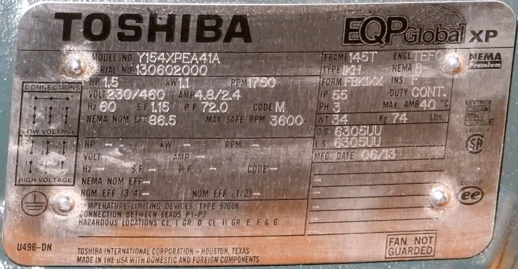 Y154XPEA41A-Toshiba-Dealers Industrial