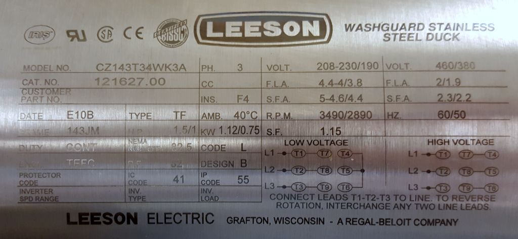 121627.00-Dealers Industrial Equipment-Leeson