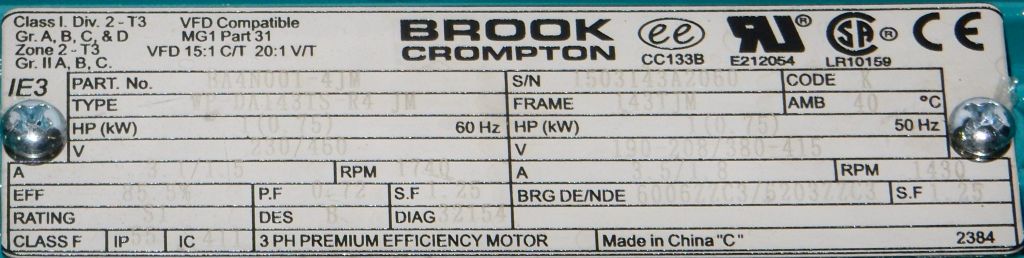 BA4N001-4JM-Brook Crompton-Dealers Industrial