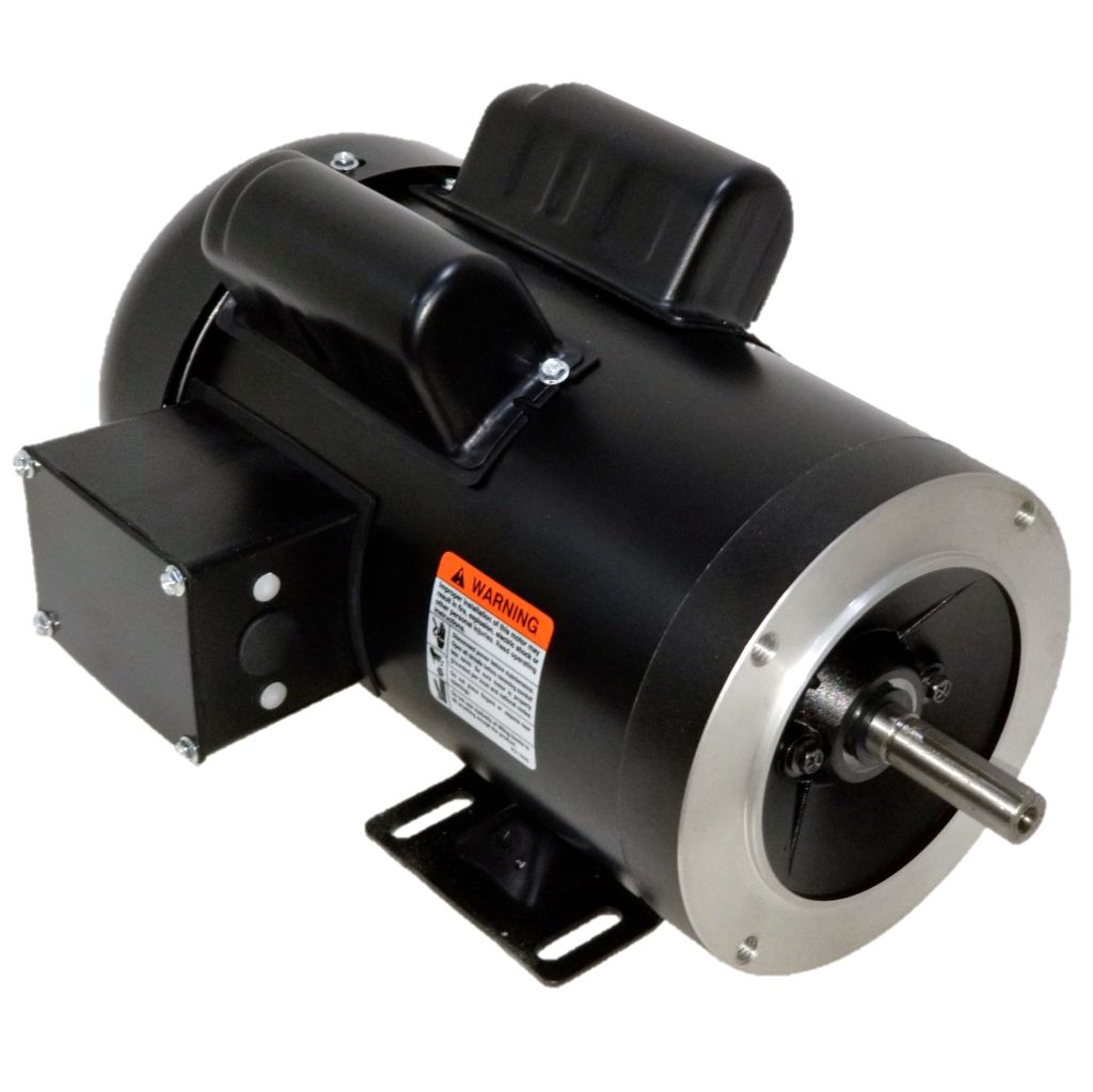 New 2 HP Electric Motor 56C Single Phase TEFC 115//230 Volt 3450 RPM