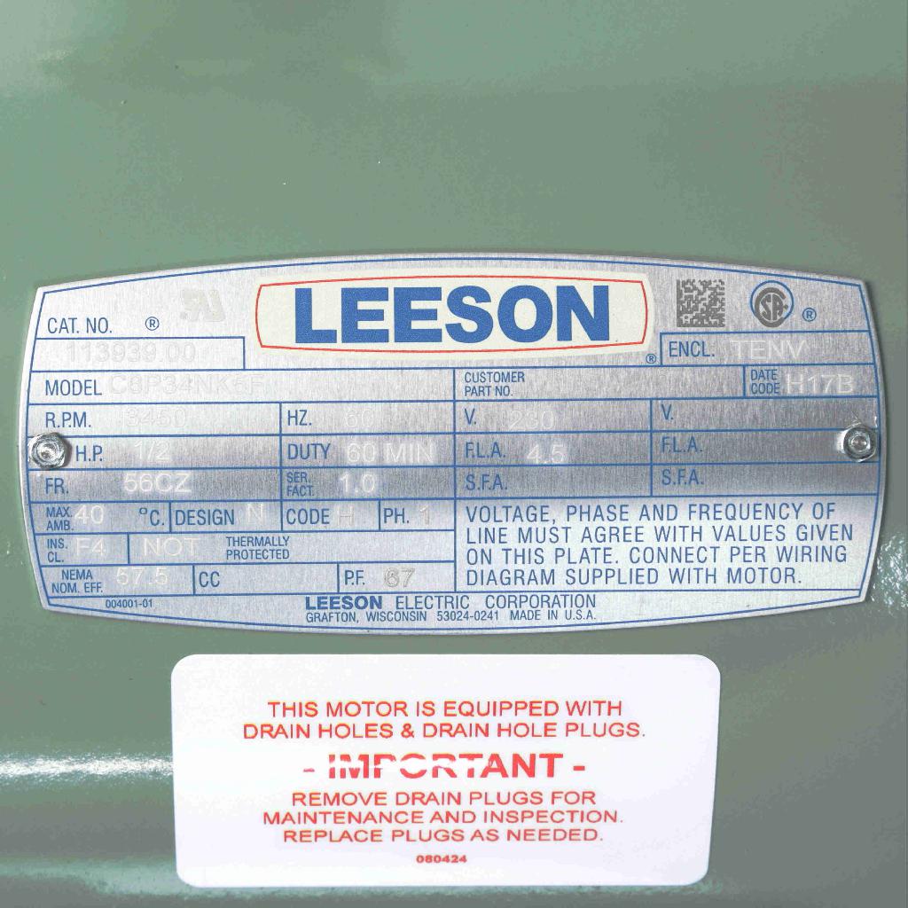 113939.00-Leeson-Dealers Industrial