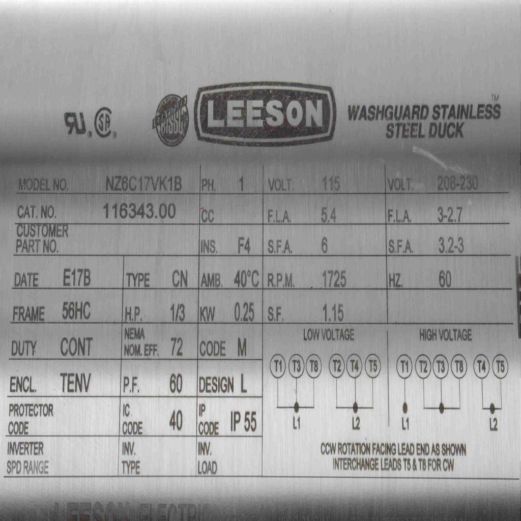 116343.00-Leeson-Dealers Industrial