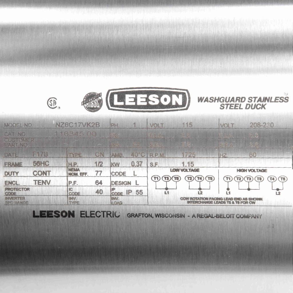 116345.00-Leeson-Dealers Industrial