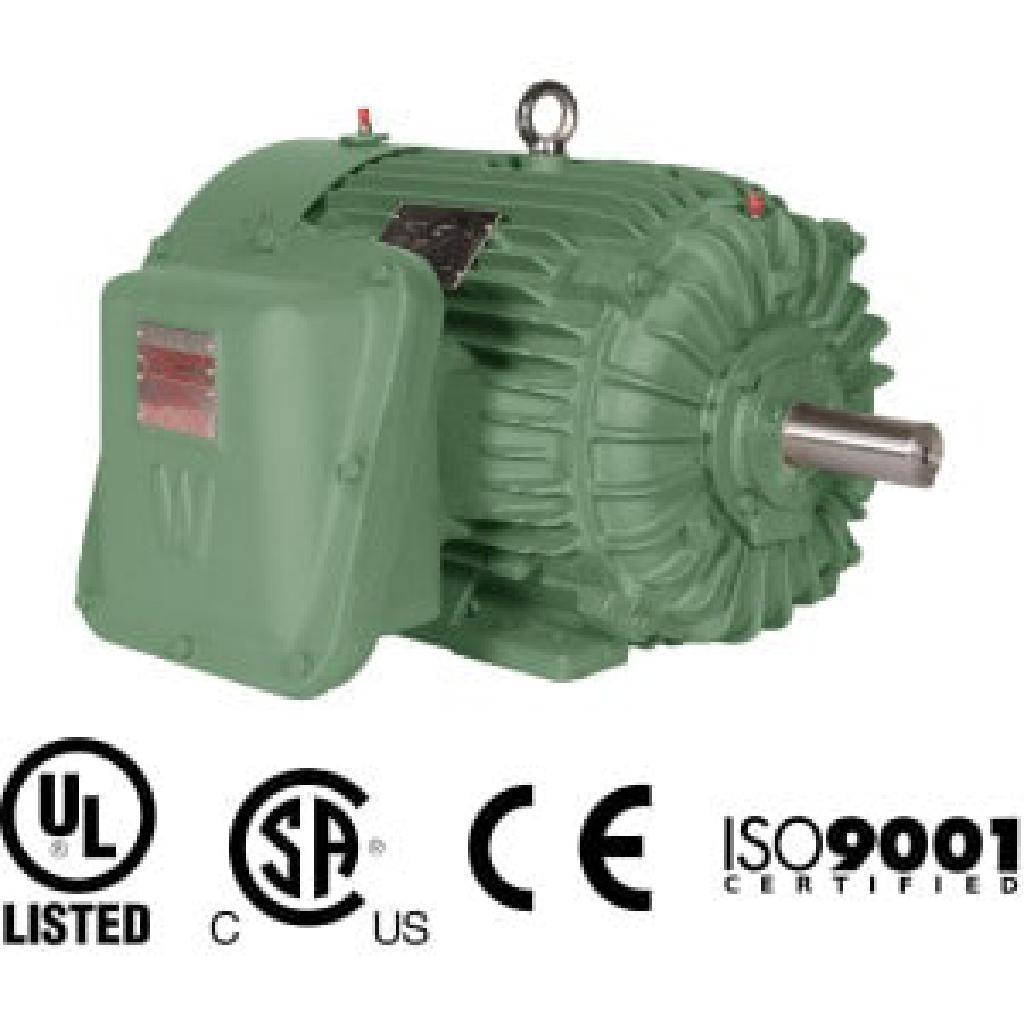 15 HP, 1200 RPM, 208-230/460 Volts, 3 PH, XPFC, 284T, Worldwide,  IXPEWWE15-12-284T