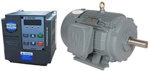 7.5 HP 1800 RPM 230 Volts Input Package-Dealers Electric-Brook Motor/Worldwide Drive