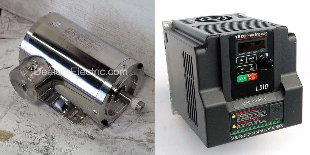 Package-WN0014C--and-L510-101-H1-U-Teco Motor/TECO Drive-Dealers Industrial