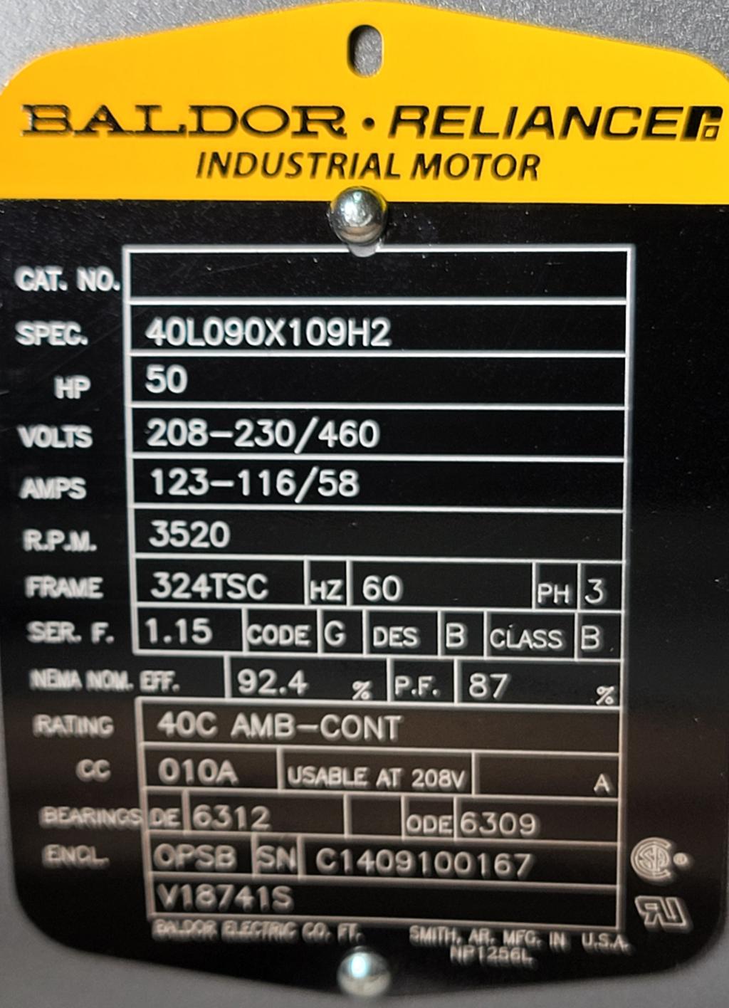 40L090X109H2-BALDOR-Dealers Industrial