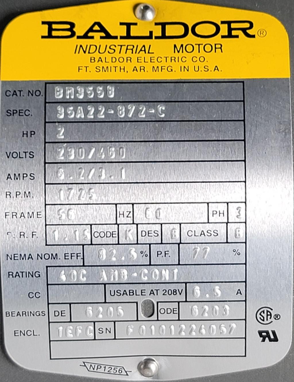 BM3558--BALDOR-Dealers Industrial