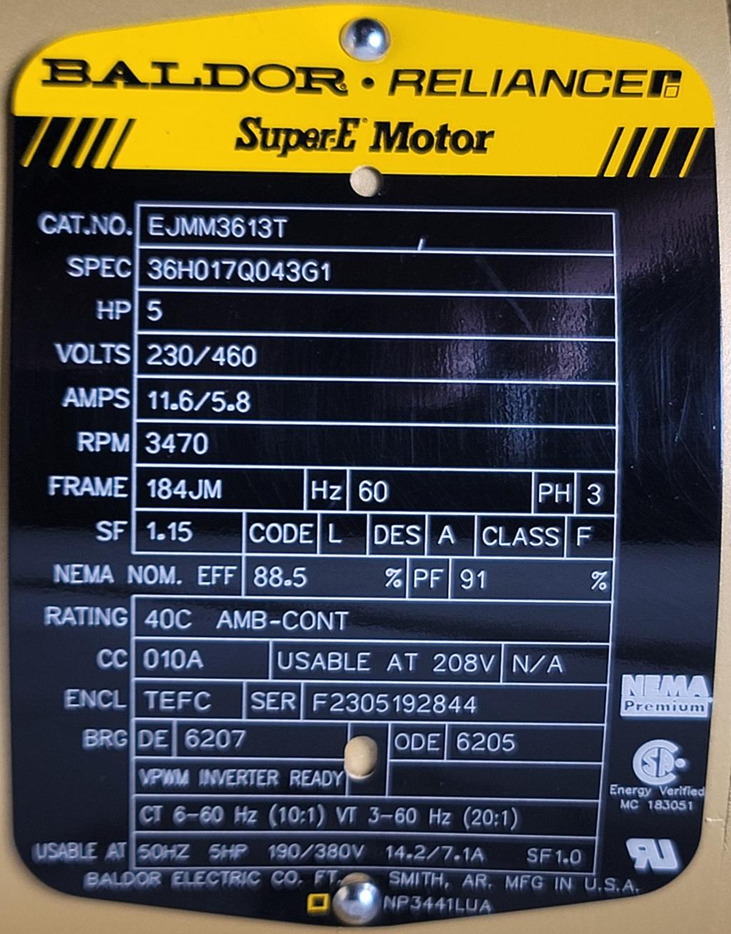 EJMM3613T--BALDOR-Dealers Industrial