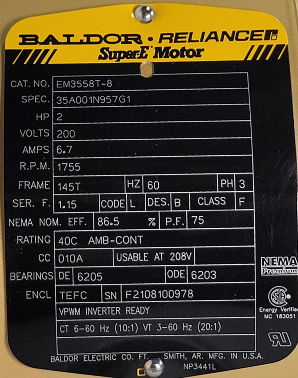 EM3558T-8--BALDOR-Dealers Industrial
