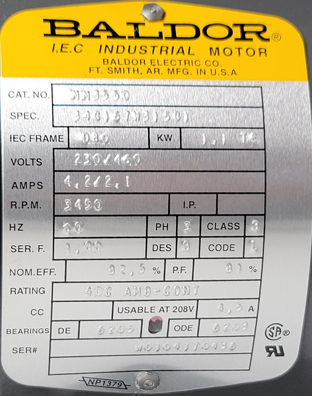MM3550--BALDOR-Dealers Industrial
