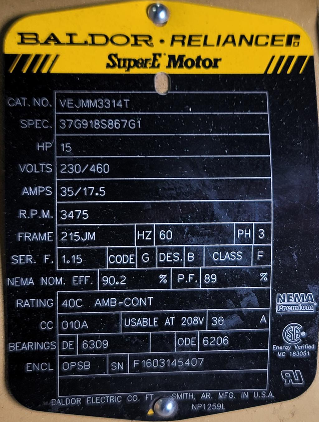 VEJMM3314T--BALDOR-Dealers Industrial
