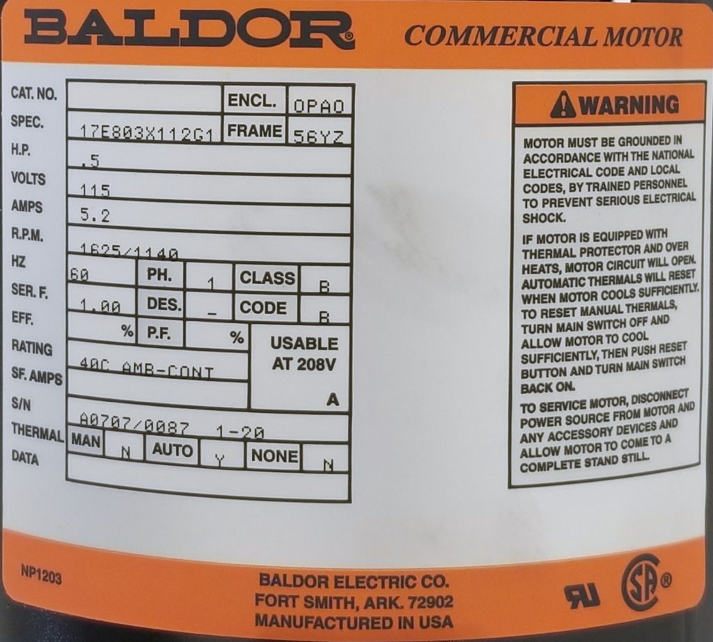 17E803X112G1-Baldor-Dealers Industrial