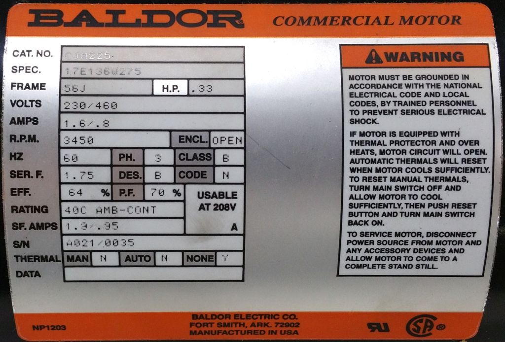 CJM225-Dealers Electric-Baldor