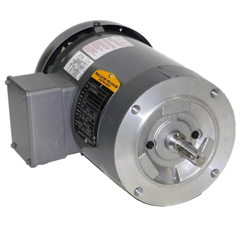 Baldor, VM3546-5, 1 HP, 1800 RPM, 575 Volts, 3 PH, TEFC, 56C, New ...