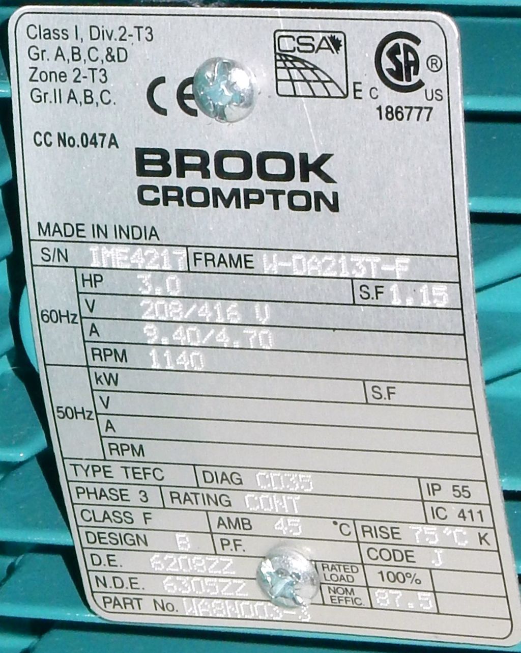 WA6N003-3-Brook Crompton-Dealers Industrial