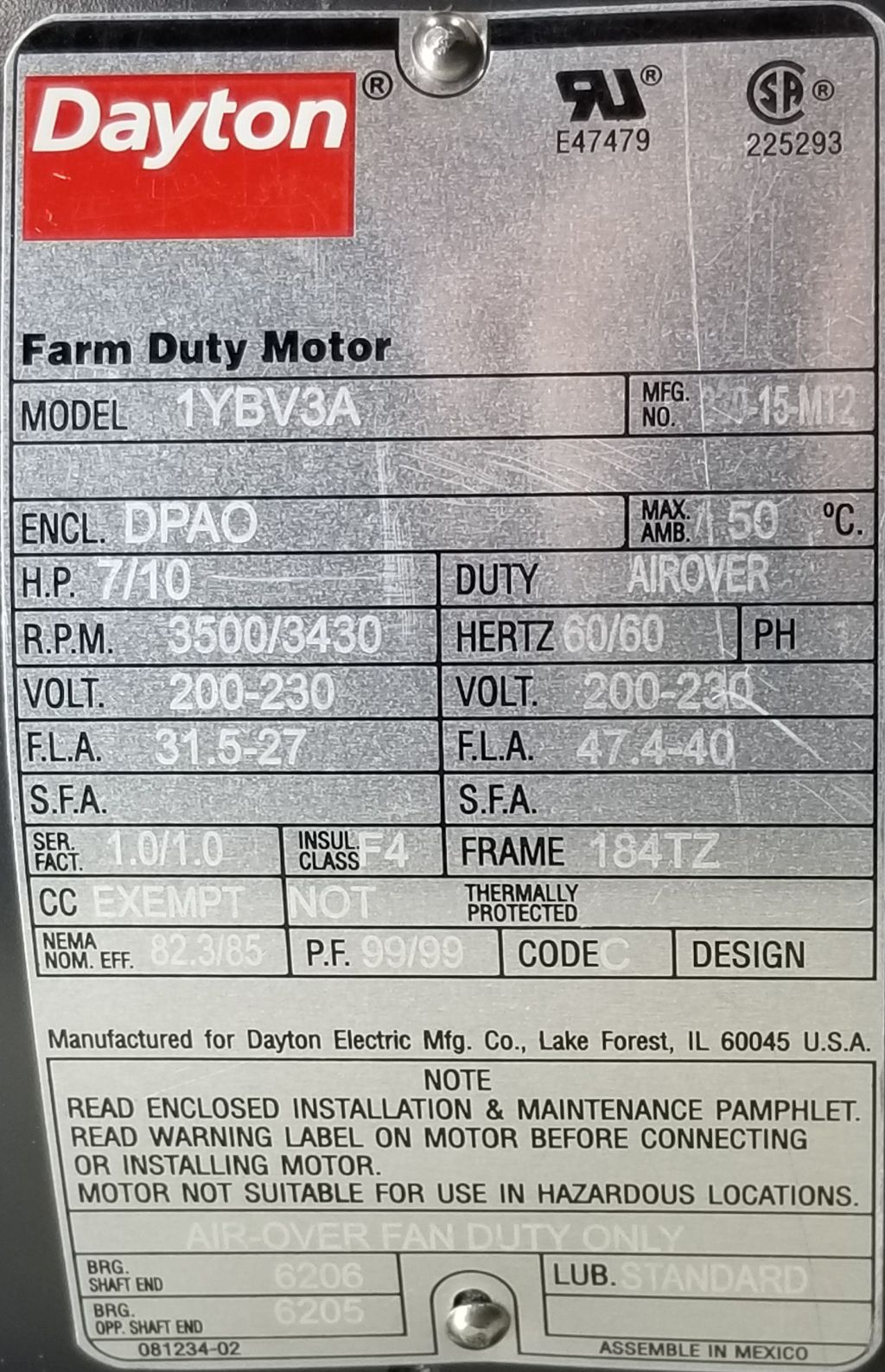 1YBV3A-Dayton-Dealers Industrial