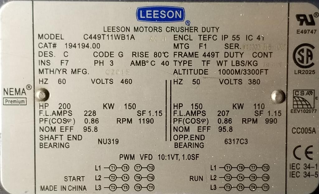 194194.00-LEESON-Dealers Industrial