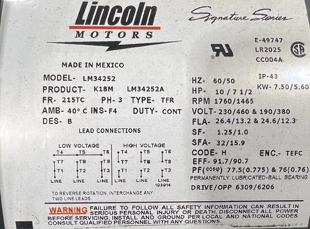 LM34252-LINCOLN-Dealers Industrial