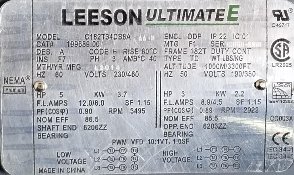 199689.00--Leeson-Dealers Industrial