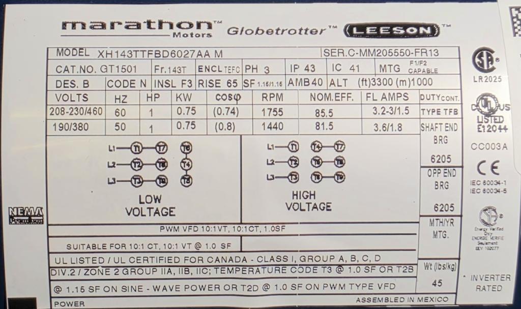 143TTFBD6027--MARATHON-Dealers Industrial