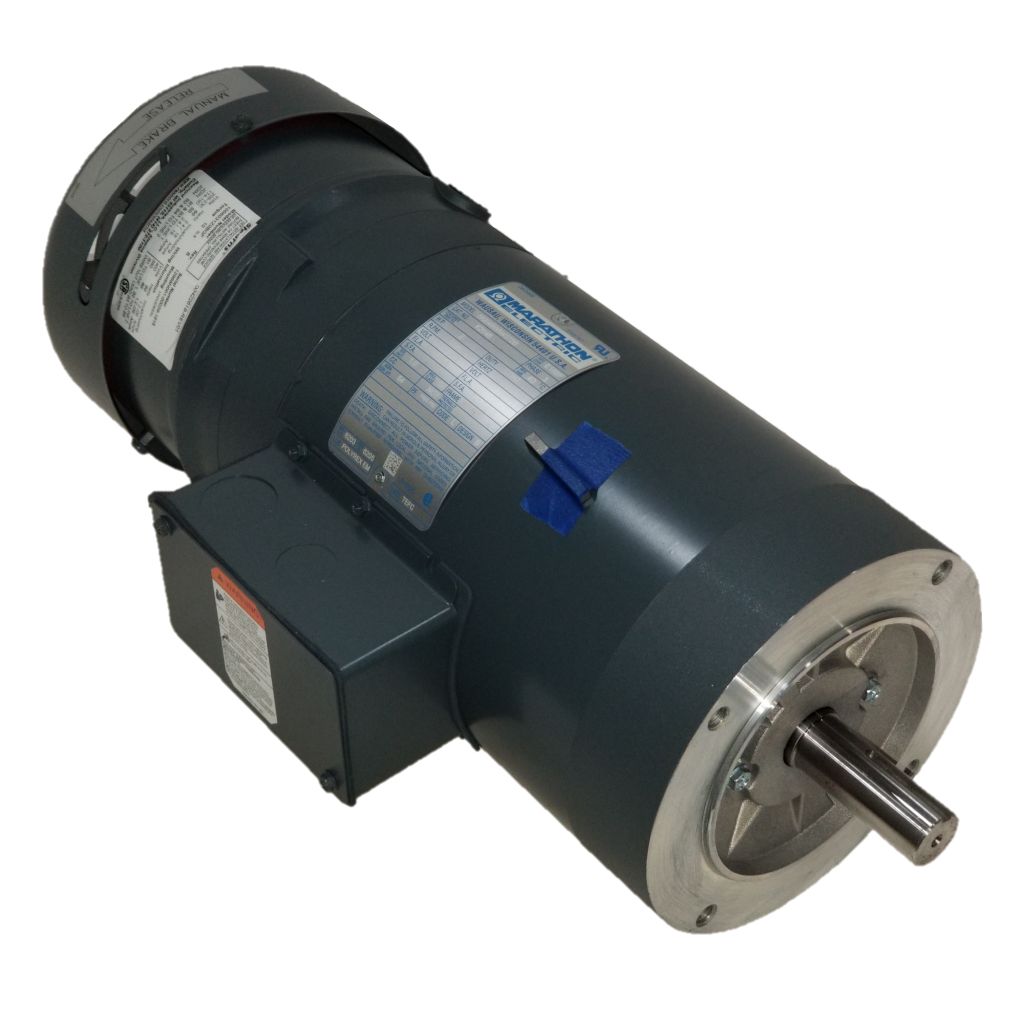 Marathon, K2046, 2 HP, 1740 RPM, 230/460 Volts, TEFC, 145TC, New