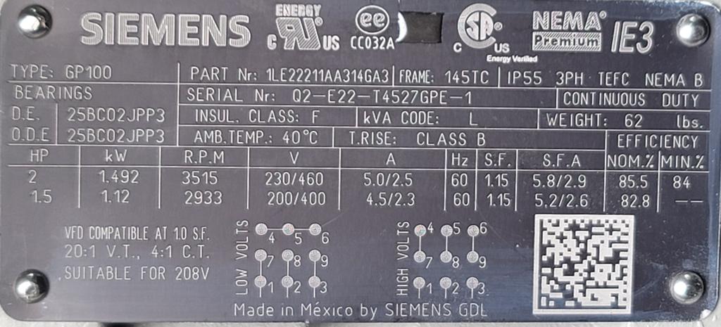 1LE22211AA314GA3-SIEMENS-Dealers Industrial