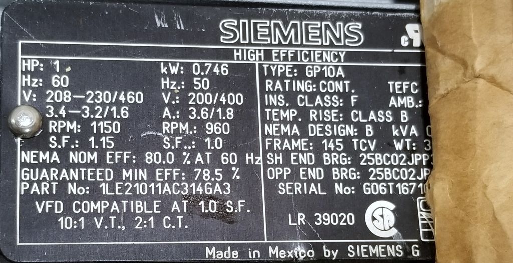1LE21011AC314GA3-Siemens-Dealers Industrial