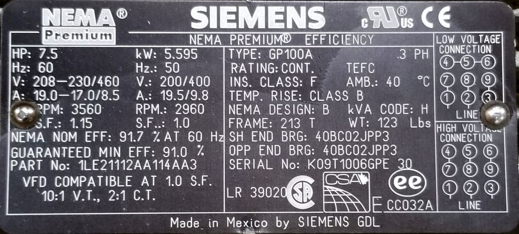 Package-1LE21112AA114AA3-and-E510-208-H3-U-Siemens Motor/Teco Drive-Dealers Industrial