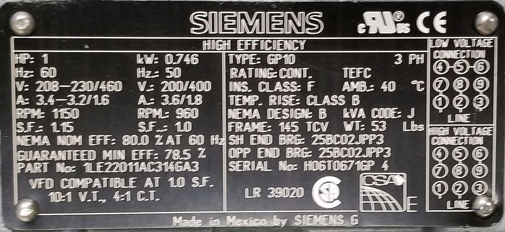 1LE22011AC314GA3-Siemens-Dealers Industrial