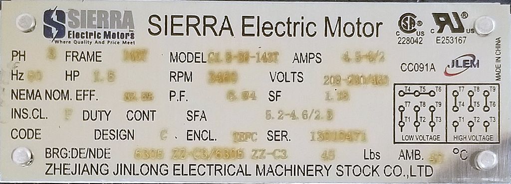 C1.5-36-143T-Sierra/JLEM-Dealers Industrial