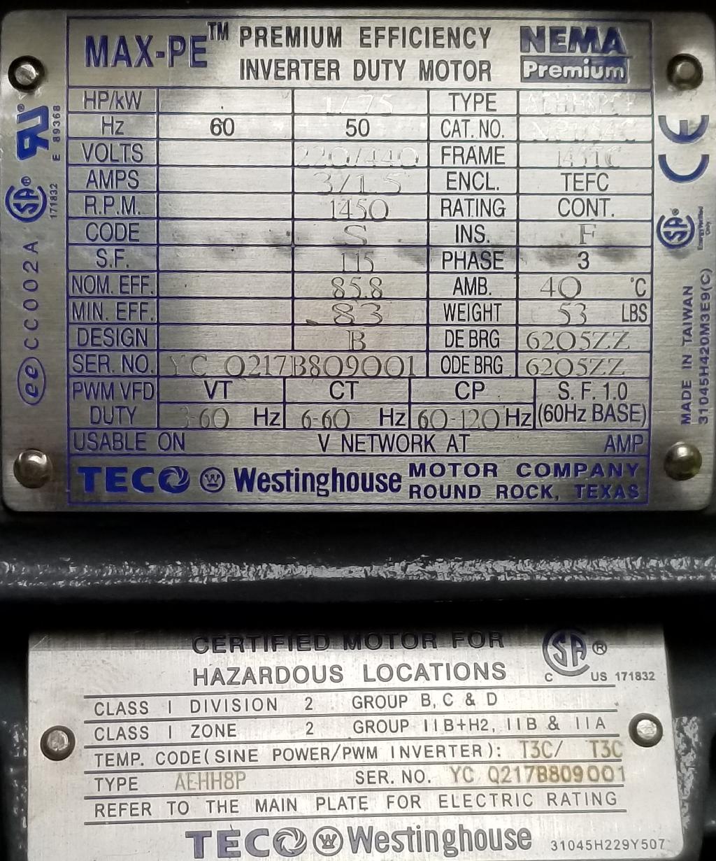 NP1/54C-TECO-Dealers Industrial