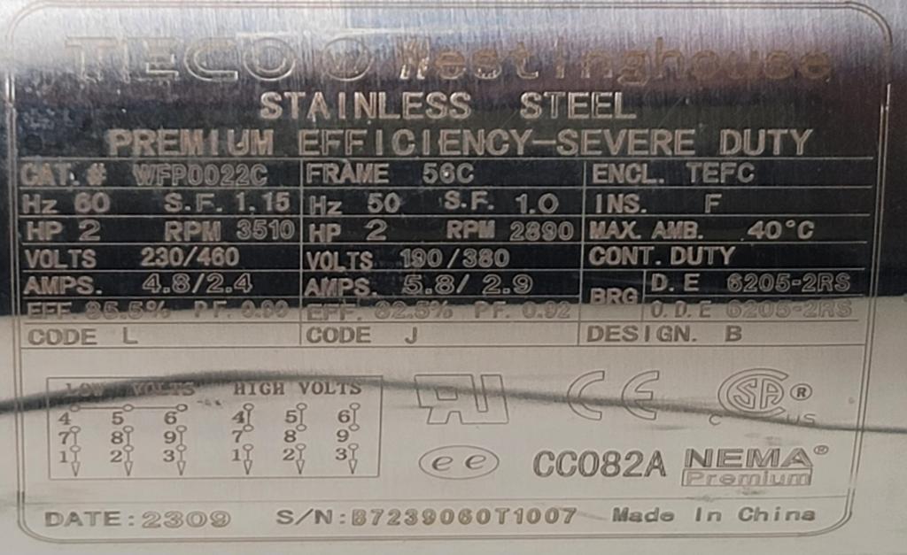 WFP0022C--Teco-Dealers Industrial