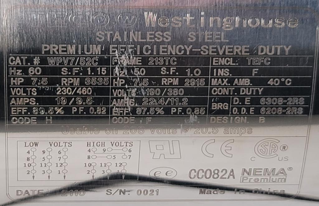 WPV7/52C--Teco-Dealers Industrial