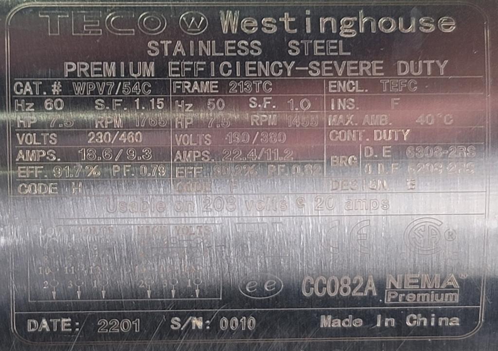 WPV7/54C--Teco-Dealers Industrial