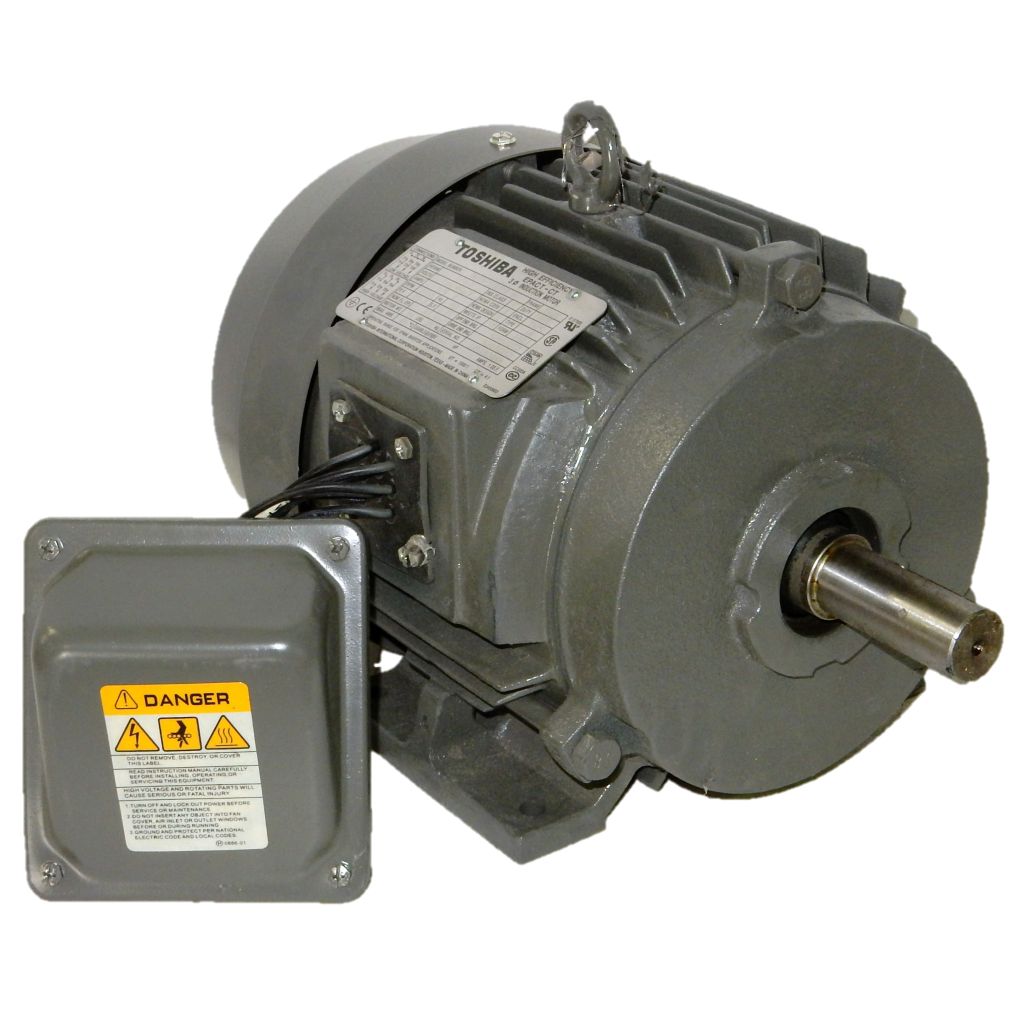 Toshiba, 0034FTCA21A-P, 3 HP, 1800 RPM, 230/460 Volts, 3 PH