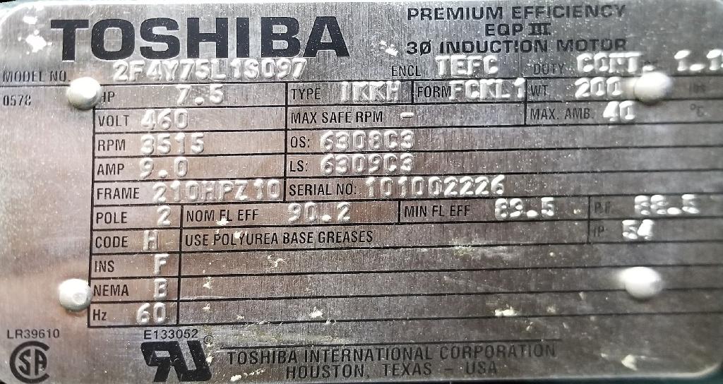 2F4Y75L1S097-Toshiba-Dealers Industrial