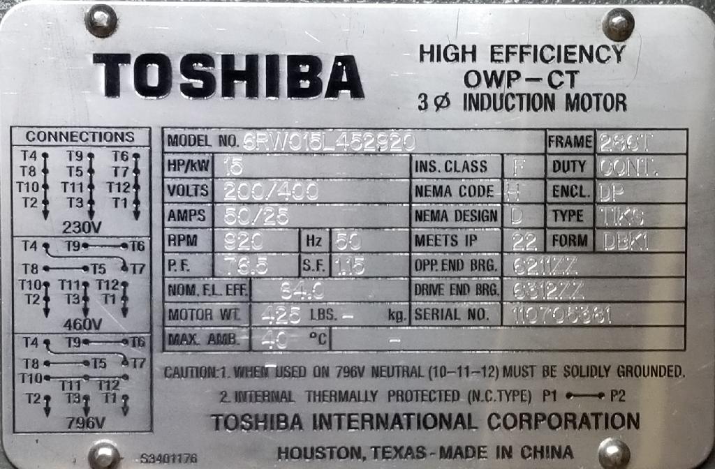 6RW015L452920-Toshiba-Dealers Industrial