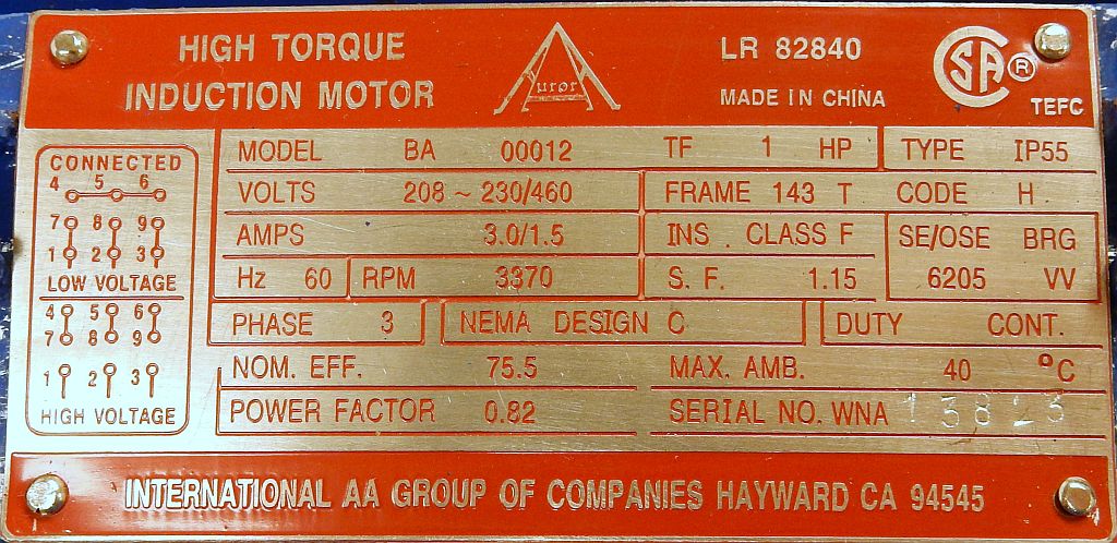 AA626-Nameplate-Dealers Industrial-Aurora